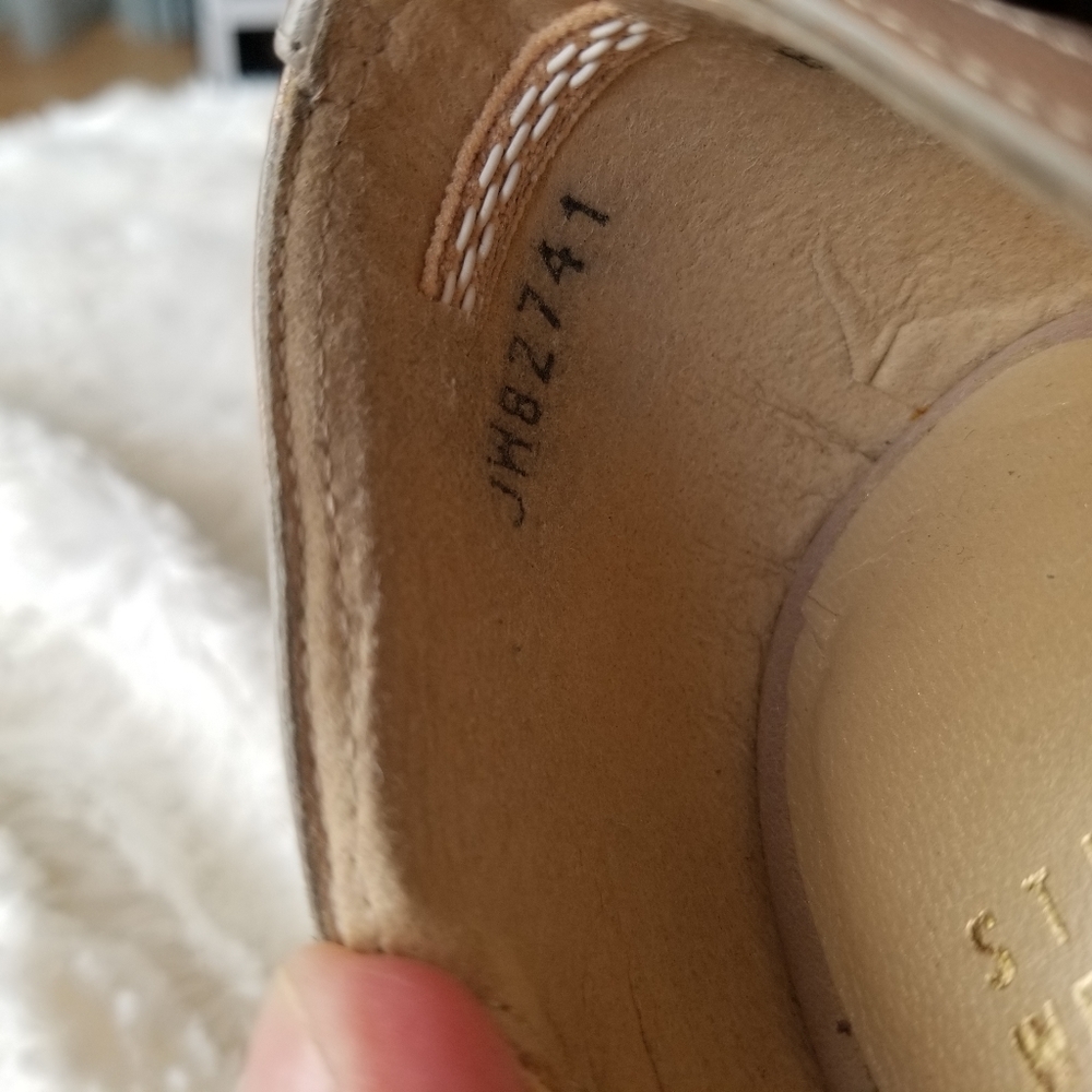 Stuart Weitzman Platform Gold Lattice Heels 8.5m - image 8